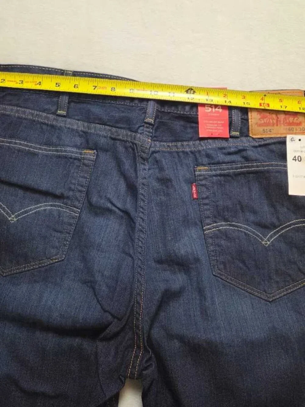 New 40x30 Levi's 514 Classic straight fit jeans in Shoestring dark wash denim